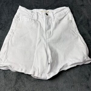 White‎ Denim Shorts Altard State Raw Hem Casual Summer